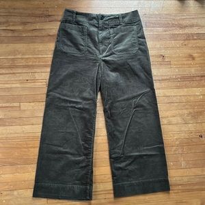 Maeve by Anthropologie - The Collette Wide Leg Cropped Corduroy